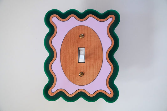 Wavy Scalloped Edge Light Switch and Outlet Covers
