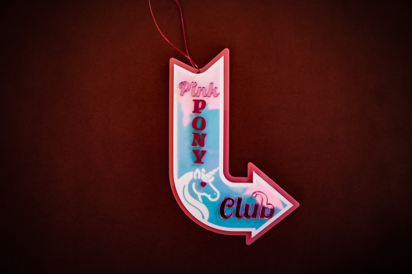 Pink Pony Club Ornament