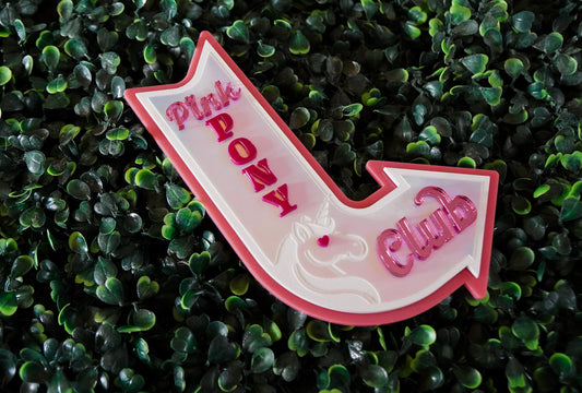 Pink Pony Club Ornament