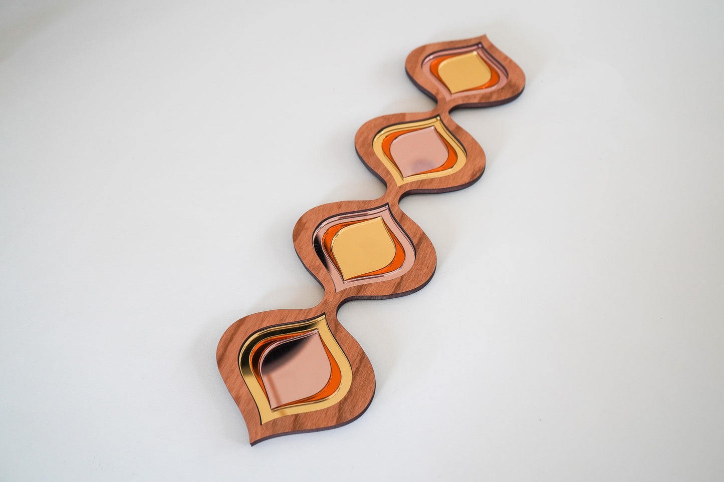 Retro Tear Drop Mirror