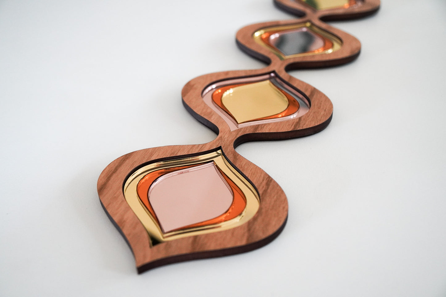 Retro Tear Drop Mirror