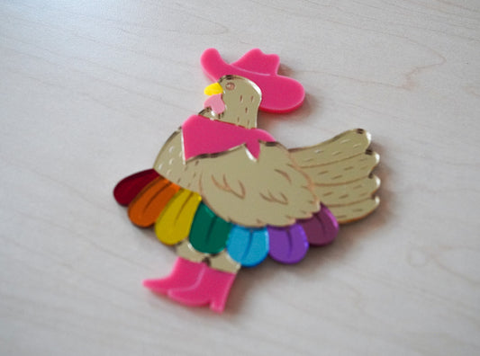 Pride Chicken Magnet