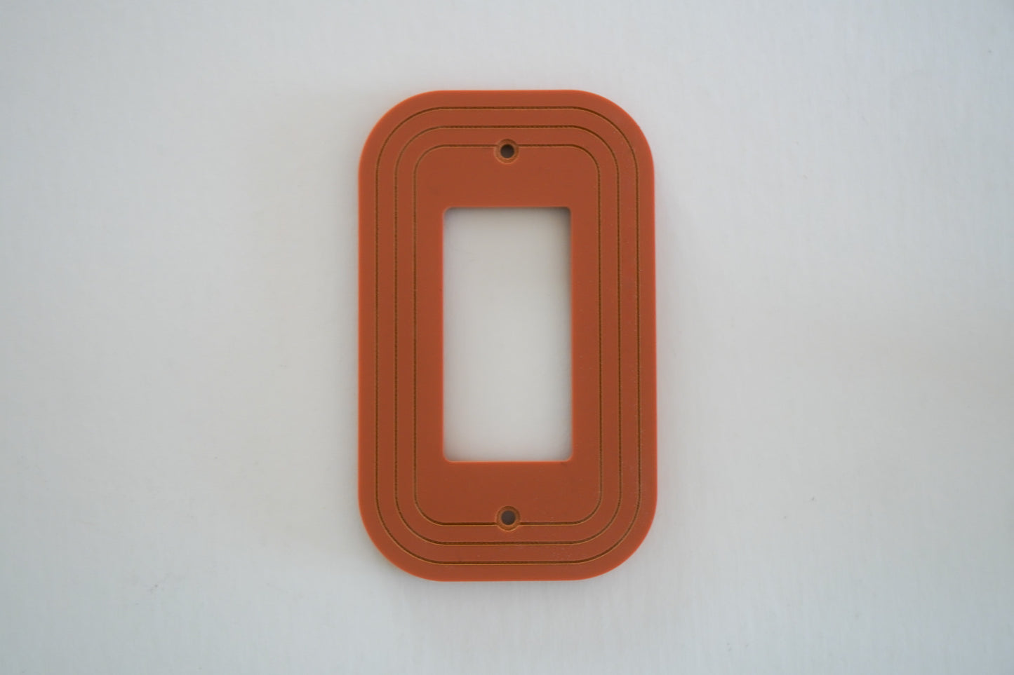 Low Profile Art Deco Decorative Light Switch Cover