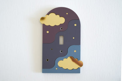 Starry Night Decorative Light Switch Cover