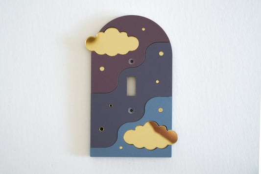 Starry Night Decorative Light Switch Cover