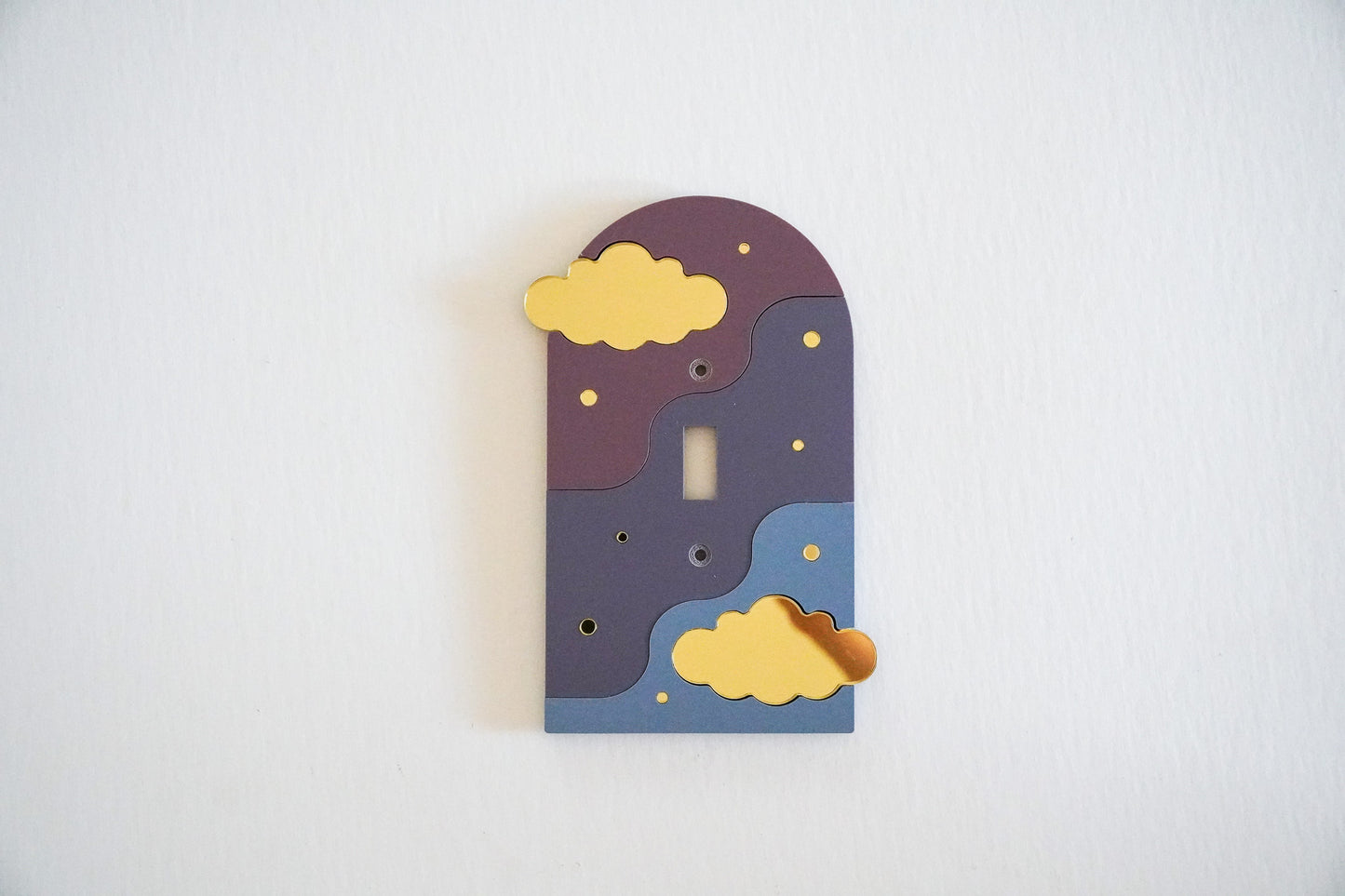 Starry Night Decorative Light Switch Cover