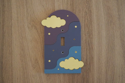 Starry Night Decorative Light Switch Cover