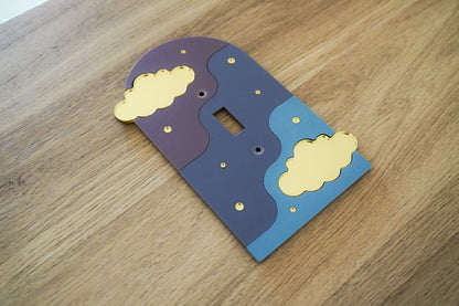 Starry Night Decorative Light Switch Cover