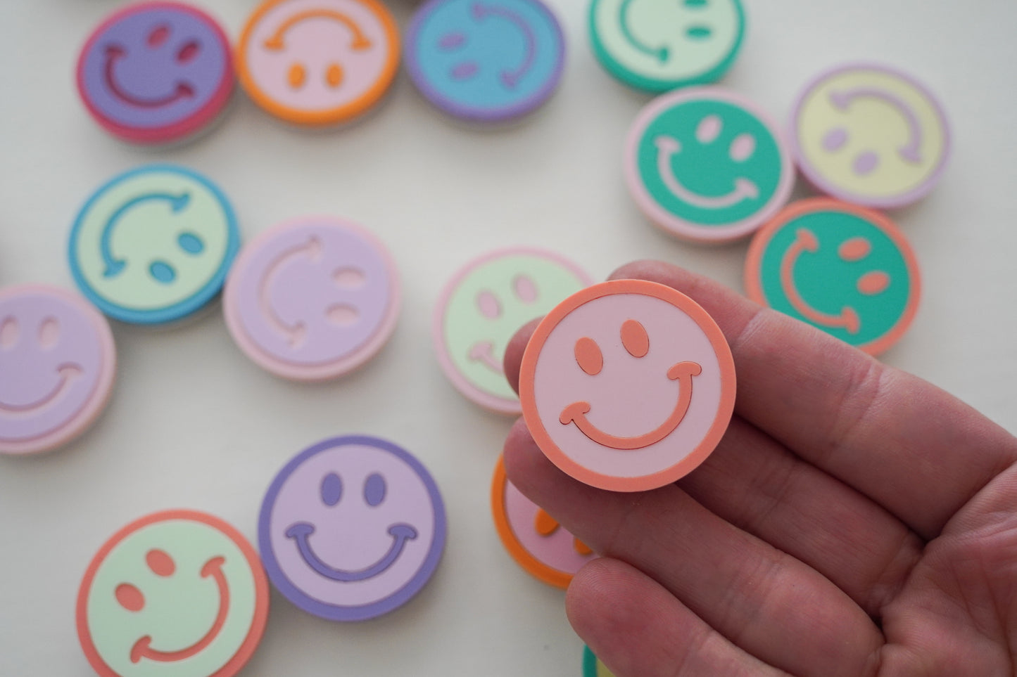 Smiley Face Fridge Magnets