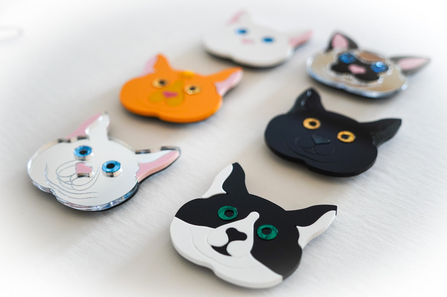 Cute Cat Wall Art Magnets