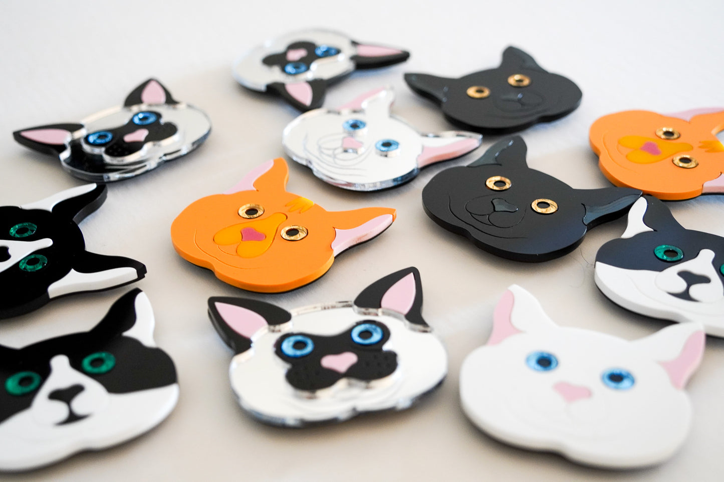 Cute Cat Wall Art Magnets