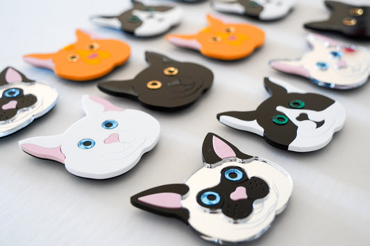 Cute Cat Wall Art Magnets