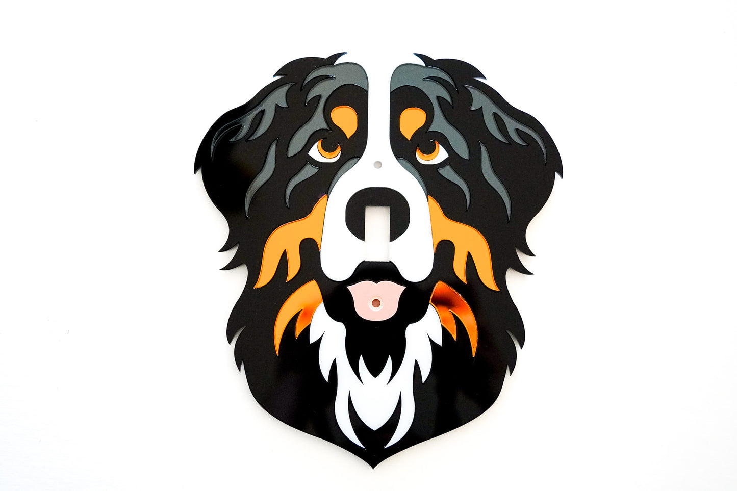 Bernese Mountain Dog Art Decorative Light Switch Cover