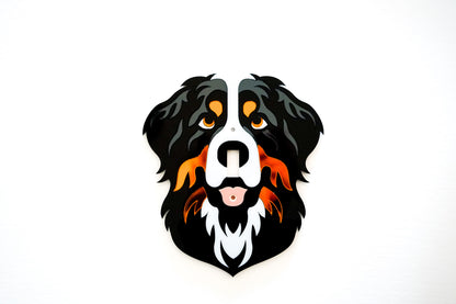 Bernese Mountain Dog Art Decorative Light Switch Cover