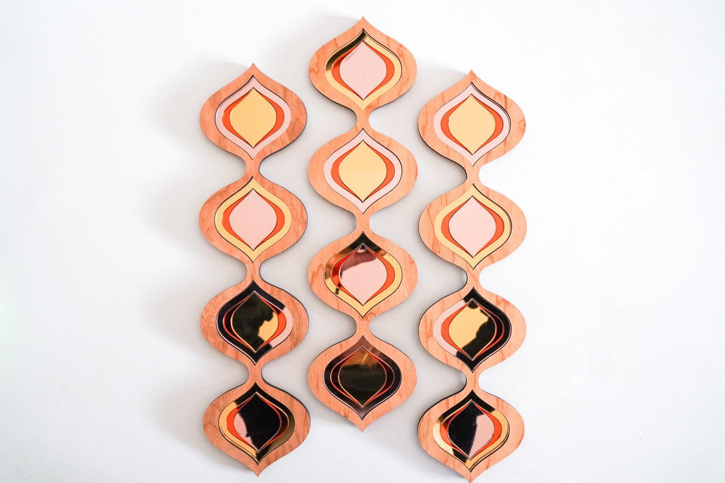 Retro Tear Drop Mirror