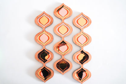 Retro Tear Drop Mirror