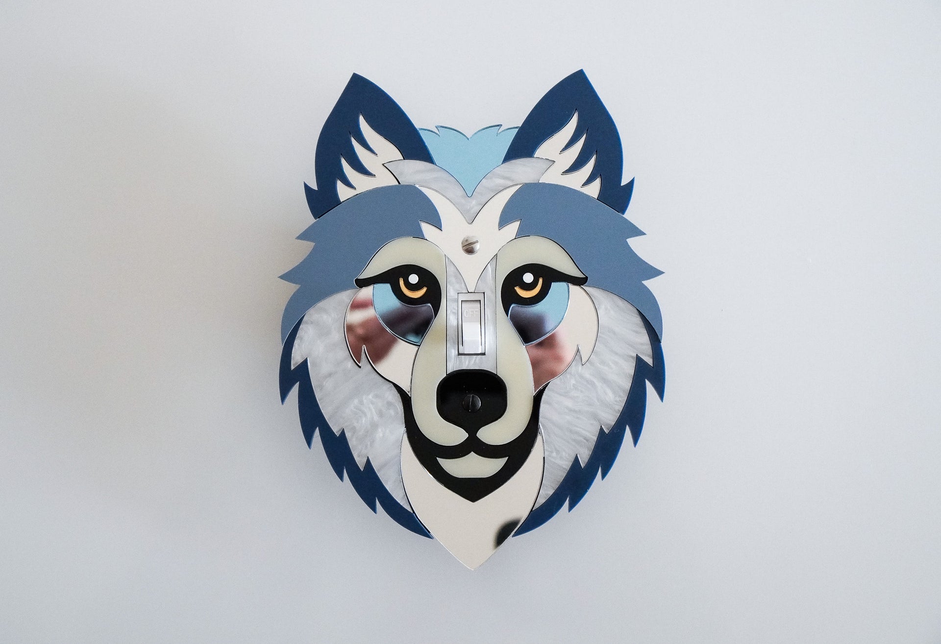 3dRose LLC lsp_22833_1 Rocky Mountain Wolves Single Toggle Switch