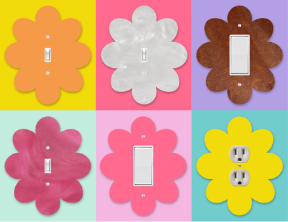 Flower Light Switch Cover