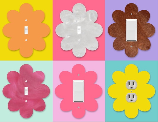 Flower Light Switch Cover