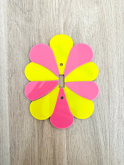 Flower Power Decorative Light Switch Cover