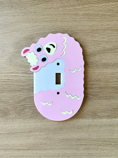 Llama Decorative Light Switch Cover