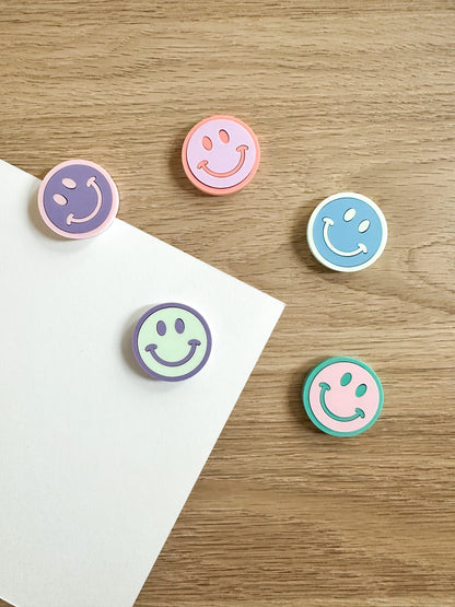 Smiley Face Fridge Magnets