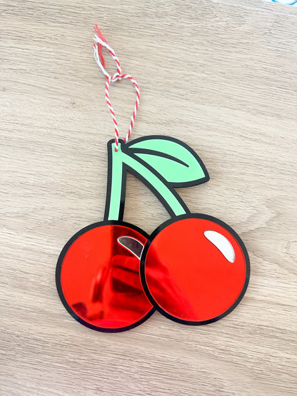 Cherry Mirror Ornament Art