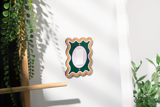 Custom Wavy Light Switch and Outlet Covers