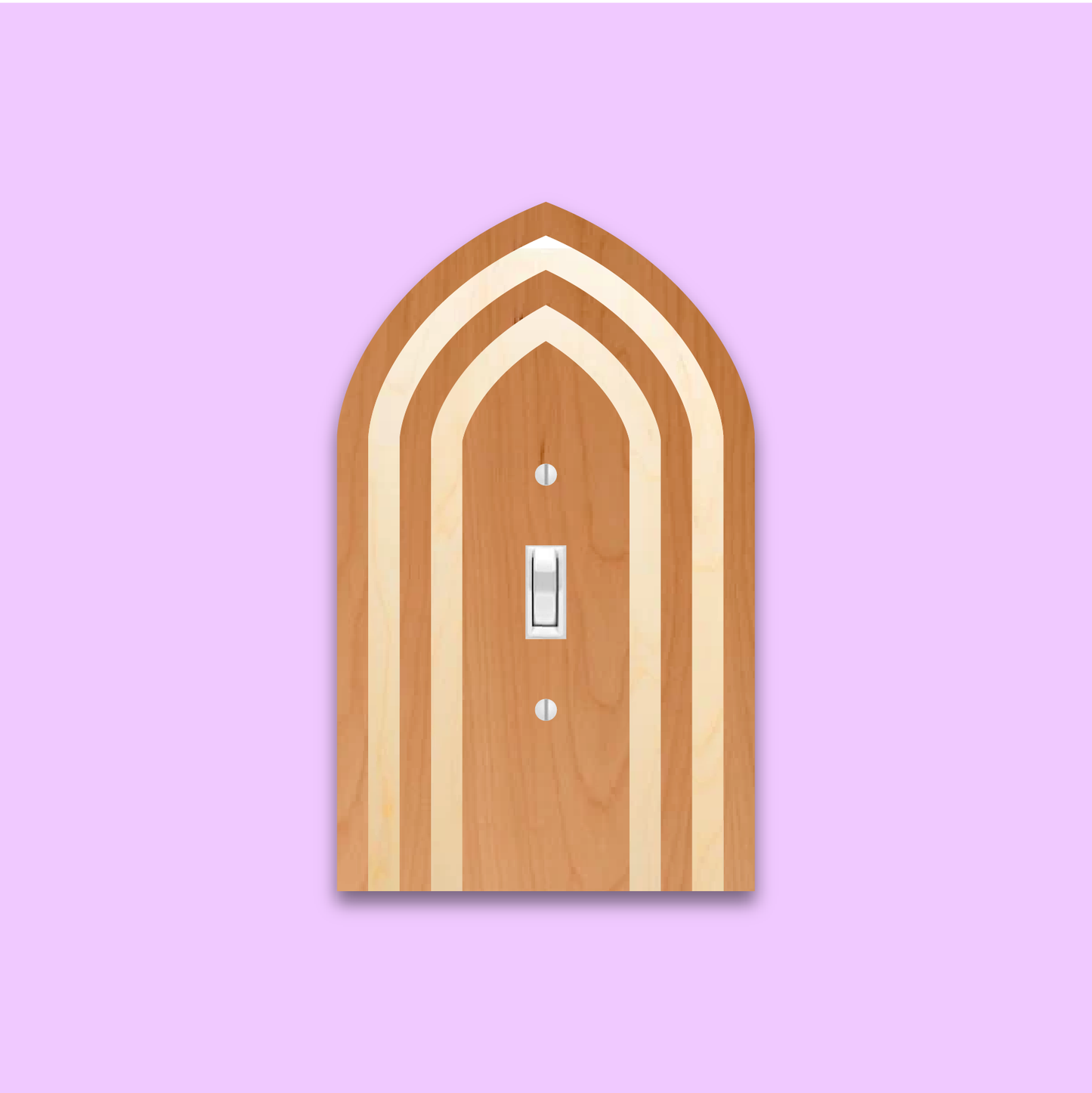 Pointed Arch light switch cover
