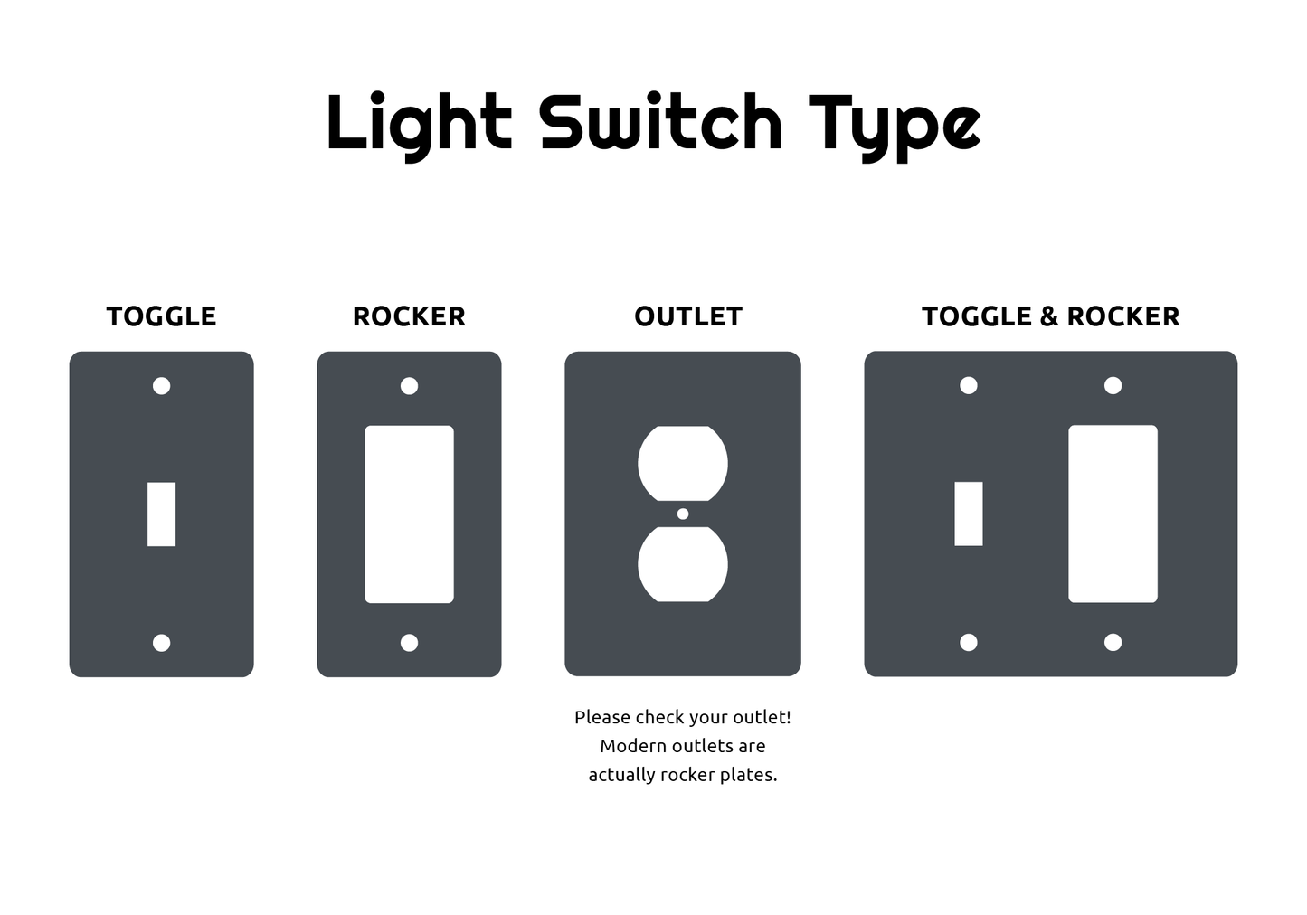 Custom Art Deco light switch plate & outlet covers