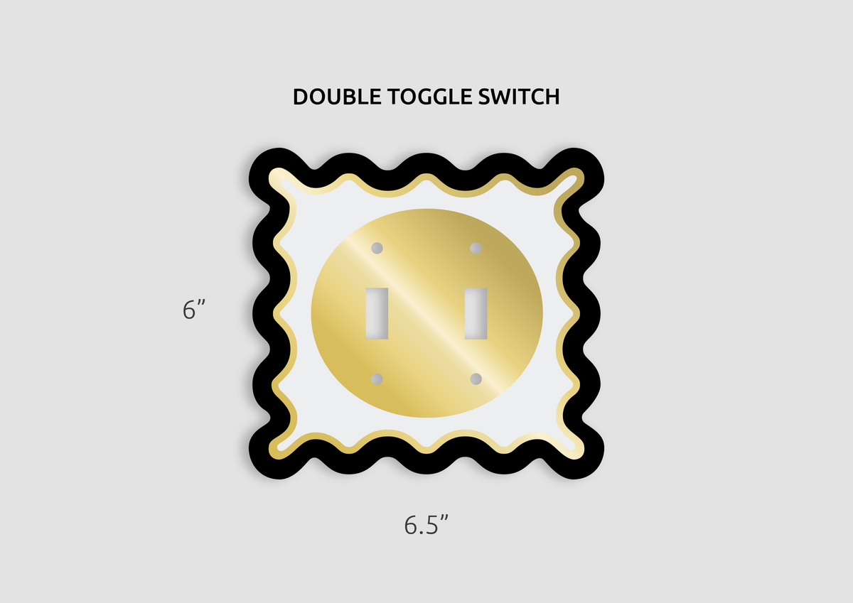 Double Switch Sticker Double Light Switch Cover